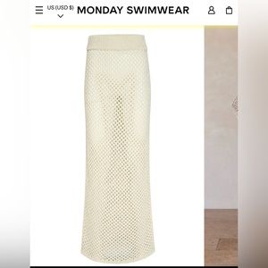 Monday Swimwear Crochet Skirt